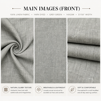 Tissu en lin teint en fil, nouveau modèle de luxe léger, à rayures, pour vêtements, textiles en lin pur
