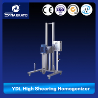 YDL Portable 220V pneumatique levage homogénéisateur à cisaillement élevé mélangeur d'agitateur en acier inoxydable pour moteur de noyau de produits chimiques alimentaires liquides