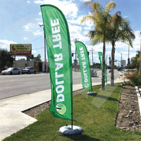 Drapeau personnalisé à voile de vent, banderole en plumes, pour événement publicitaire et Promotion