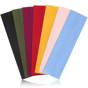 <span class=keywords><strong>Diadema</strong></span> Deportiva Elástica Personalizada de Tela, Color Sólido, Geométrica, Antideslizante, Resistente al Sudor, para Deportes - Product Image 3