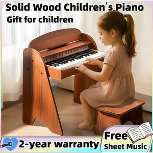 โมเอคคท์ 37 คีย์เปียโนไม้สำหรับเด็กของเล่นเพื่อการศึกษาสำหรับเด็กอายุ 2-14 ปีเครื่องดนตรีสำหรับทุกเพศพร้อมม้านั่ง - Product Image 4