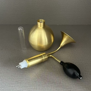 Fragancia de Perfume de gran tamaño, aceite esencial, espíritu de café, 30ml, prueba de vidrio, botella de latón, botella de exhibición de olor de Perfume en aerosol de latón - Product Image 5