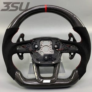 Volant compact en fibre de carbone adapté au design <span class=keywords><strong>Audi</strong></span> pour gagner de la place Q5 SQ5 Q50L Q3 Q7 Q8 <span class=keywords><strong>A4</strong></span> A6 A7 A8 S6 Pièces automobiles - Product Image 1