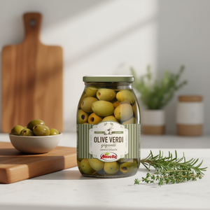 Olives vertes dénoyautées Novella 1062 ml, lot de 6 cornichons - Product Image 3