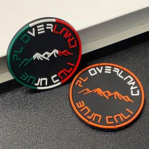 Custom 3D Soft Rubber PVC Silicone Embossed Patch Tag logo for Clothing <b>Transparent</b> PVC Patch Rubber <b>Labels</b> for Sticking - Product Image 2