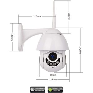 Caméra IP WiFi 1080P Full HD Extérieure PTZ de Surveillance et de Sécurité - Product Image 2