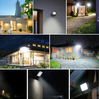Projecteurs LED réglables LUXINT avec CCT et puissance commutables 30-400w 3000k 4000k 5000k, projecteurs extérieurs pour jardin
