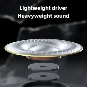 <span class=keywords><strong>FiiO</strong></span> JT1 3,5mm 50mm Controladores de diafragma Micrófono Sonido de alta fidelidad <span class=keywords><strong>Auriculares</strong></span> de estudio con cable para jugadores de PC PS4 Controladores de metal de 50mm para - Product Image 2