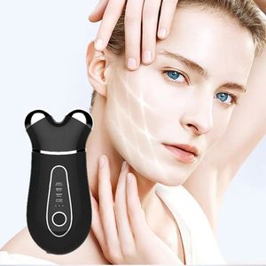 เครื่องนวดหน้าไมโครเคอร์เรนท์แบบชาร์จ USB ลูกกลิ้งยกกระชับใบหน้าด้วยไฟฟ้า ลดริ้วรอย บำรุงผิว - Product Image 1