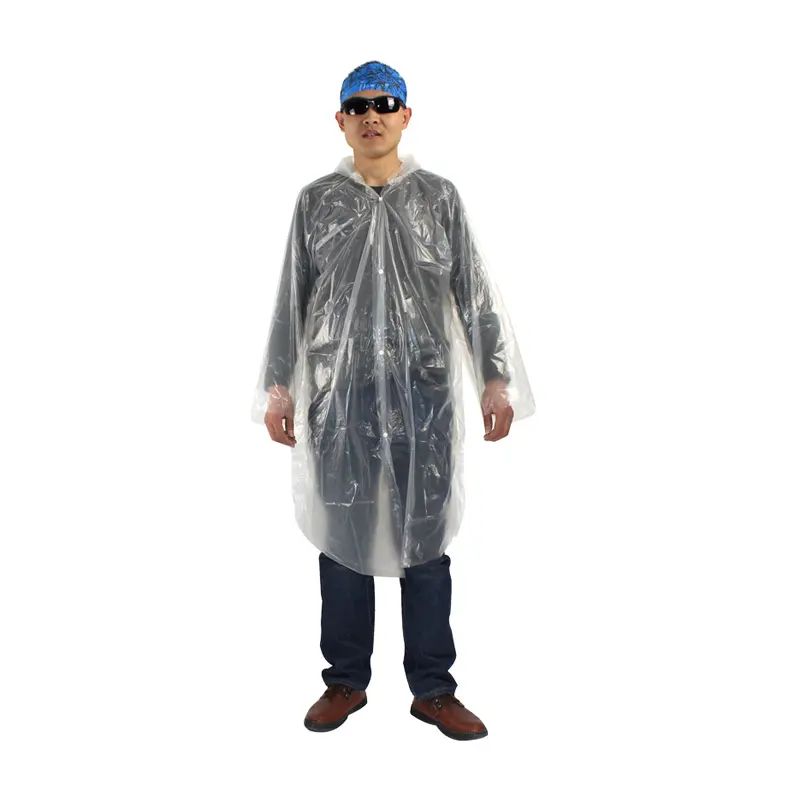Portable Disposable Poncho Raincoats for Men Women Rain Poncho Emergency Poncho Fisherman Rain Coat