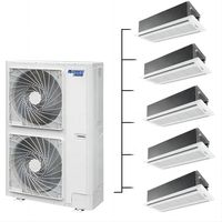 Gree New Life Multi Split Type VRF VRV Conduit de système AC 2 3 4 Zones Ton Unité centrale de climatisation