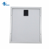 Mini panneaux solaires, chargeur d'alimentation 18V, panneaux photovoltaïques solaires personnalisés 18W, panneaux solaires mono en aluminium, ZW-18W-18V