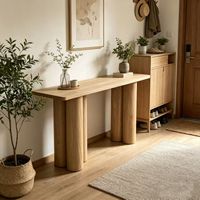 Table console en bois minimaliste moderne, meuble décoratif pour la maison, table de couloir, table d'entrée pour le salon