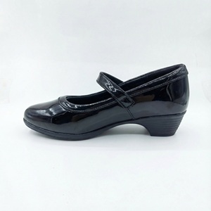 <strong>Women</strong> <strong>Black</strong> <strong>Patent</strong> PU Mary Jane <strong>Shoes</strong> Low Heel Comfortable Footwear Casual Versatile Wear <strong>Shoes</strong> - Product Image 2