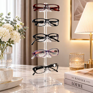 Nuovo Espositore per Occhiali in Acrilico Trasparente, Stand per Occhiali da Sole da <span class=keywords><strong>Uomo</strong></span> e Donna, Struttura Salvaspazio per Negozi Specializzati - Product Image 2