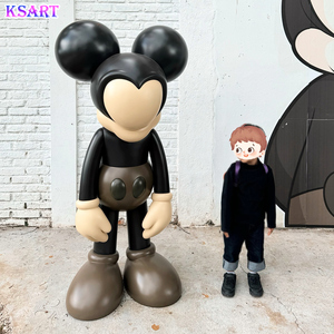 Escultura Abstracta de <span class=keywords><strong>Mickey</strong></span> en Resina, Fabricada en Fábrica, para Decoración del Hogar, Sala de Estar, Tienda, Estatua de Dibujos Animados de Gran Tamaño para Decoración de Interiores - Product Image 3