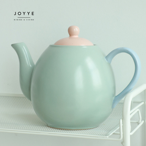 JOYYE théière en porcelaine avec couvercle théière en céramique pour thé café eau théière maison <span class=keywords><strong>Teatime</strong></span> - Product Image 6