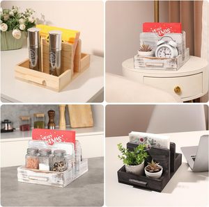 Le porte-serviettes <span class=keywords><strong>en</strong></span> <span class=keywords><strong>papier</strong></span> peut contenir des bouteilles d'assaisonnement Style campagnard adapté au <span class=keywords><strong>mariage</strong></span> de table de cuisine - Product Image 6