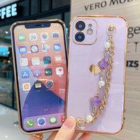 Hot New Classic Design TPU Accessoires de téléphone portable Fille Coeur Couverture de téléphone portable populaire pour iPhone 12 13 14 15 16 17 Pro Max