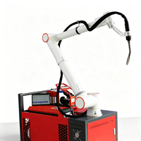 Bras de robot collaboratif de soudage flexible à 6 degrés de liberté, robot de soudage à entraînement par traînée pour la fabrication de petites séries de pièces métalliques