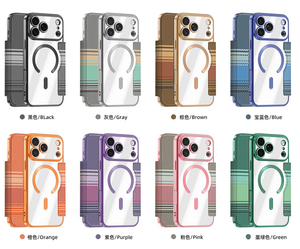 เคสโทรศัพท์แบบพลิกพรีเมียม หนังลายไฟเบอร์ พร้อมฟิล์มกันรอยเลนส์ รองรับการชาร์จแม่เหล็ก สำหรับ iPhone 18 13 14 17 Pro Max 15 16 Plus - Product Image 2