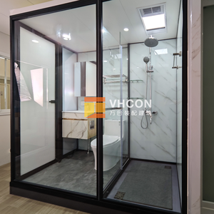 Module de douche préfabriqué personnalisé et prêt à l'emploi, conception de salle de bain indépendante de luxe pour hôtel, avec toilettes - Product Image 5