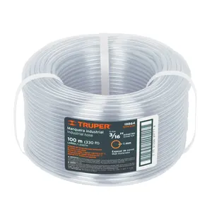 Caja con 100 Metros de Manguera Industrial de 3/16' en Rollo de 100m, TRUPER - Product Image 1