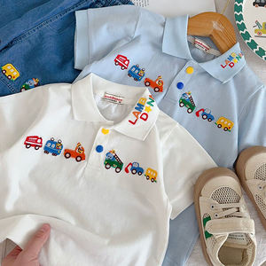 T-shirt Garçon Été 2026 Nouveau Style Enfant Manches Courtes T-shirt Fin pour Enfants Moyens et Petits Vêtements d'Été En Stock T-shirt Garçon - Product Image 5