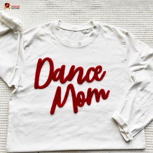 Novedad 2026: Parches Termoadhesivos Personalizados al por Mayor para Camisetas de Mamá, con Letras de Chenilla Cortadas a Láser, para Ropa - Product Image 5