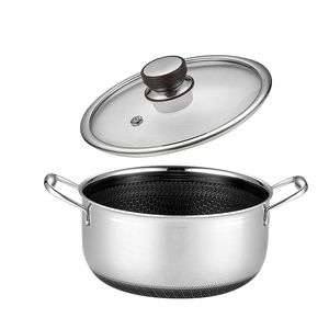 Chất lượng cao tái sử dụng thép không gỉ đôi khắc sang trọng không dính chất liệu đồ nấu nướng - Product Image 3