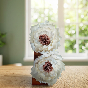 Flor de Camelia Sola Orgánica Ecológica de Primera Calidad, Duradera, Popular, Directo de Fábrica, para Decoración de Interiores/Exteriores, para Bodas - Product Image 1