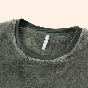 Pigiama da <span class=keywords><strong>Uomo</strong></span> Elegante e Casual in <span class=keywords><strong>Pile</strong></span> Termico Traspirante a Maniche Lunghe di Alta Qualità per l'Autunno - Product Image 5