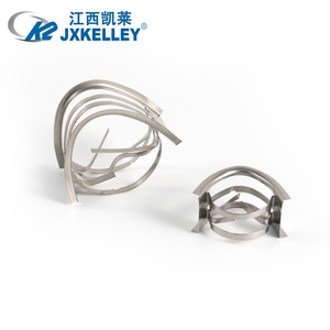Anneau de selle Intalox <span class=keywords><strong>IMTP</strong></span> en acier inoxydable SS304/SS316L pour colonne de distillation, marque JXKELLEY, volume libre élevé 96,6-98,7% - Product Image 1