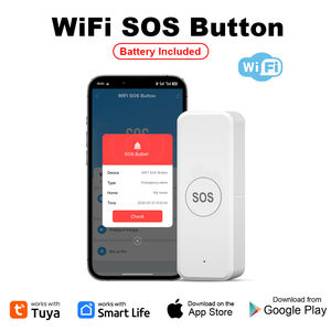 Tuya tombol panggilan SOS pintar WiFi, pengasuh nirkabel Pager pemancar peringatan telepon tombol panggilan darurat untuk anak-anak orang tua - Product Image 2