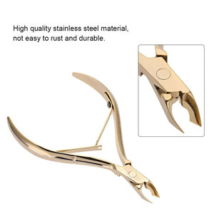Coupe-cuticules en acier inoxydable, outil professionnel pour le nail art, éliminateur de peaux mortes pour les ongles des doigts et des orteils, instrument de beauté - Product Image 6
