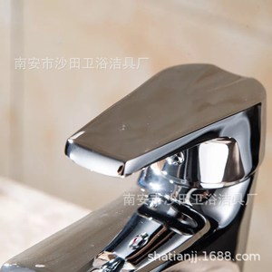 Grifo monomando para lavabo con válvula de cerámica, montaje en encimera, un solo orificio, para lavabo de baño - Product Image 3