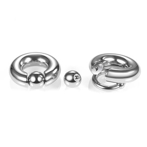 Anillos de Acero Inoxidable con Bola Captiva BCR |   Joyería para Piercings Corporales en Varios Tamaños para Orejas, Nariz, Septum, Piercings Corporales - Product Image 6