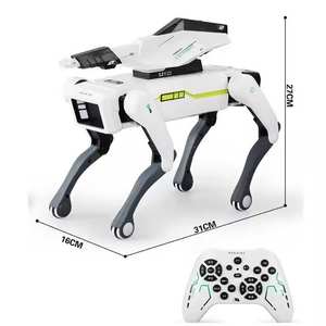 Robot chien télécommandé intelligent STEM AI avec fonction de marche et de tir, commandes vocales, contrôle par application et fonction 'Suivez-moi' - Product Image 6