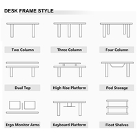 Table de bureau électrique réglable en hauteur Hetium, pliable, double moteur, moderne, durable, en bois, ergonomique, avec panneau de commande
