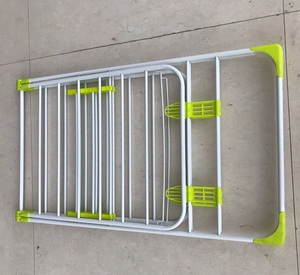 Séchoir à <span class=keywords><strong>linge</strong></span> portable à aile pliante pour l'extérieur et la maison pour sèche-serviettes avec <span class=keywords><strong>barre</strong></span> de suspension - Product Image 6
