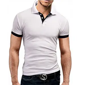 100% Polyester Made Polo T Shirt Wholesale High Quality Branded Men Tee Shirts Custom Luxury T Shirts
