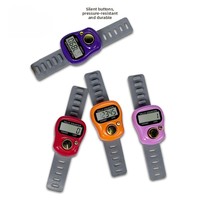 Compteur manuel annulaire avec lumière LED, Compteur lumineux NOUVEAU Mini marqueur de points, Compteur manuel électronique en gros