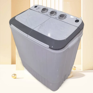 Lavadora-Secadora Eléctrica Semiautomática de Doble Tina de 5 kg, Recién Fabricada, Compacta, de Carga Frontal, para Uso Doméstico - Product Image 4