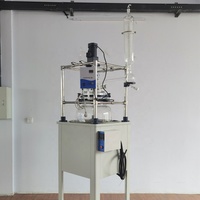 Réacteur en verre monocouche de 1l ~ 200l, modèle cylindrique