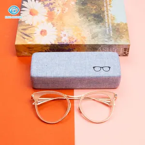 Pano miopia óculos caso fresco retro algodão e linho estudantes simples criativa literária dos homens e mulheres óculos caso