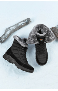 2024 nuovo popolare di grandi dimensioni scarpe <span class=keywords><strong>da</strong></span> uomo Shearling resistente all'acqua scarponi invernali <span class=keywords><strong>neve</strong></span> termica cotone pelle di pecora <span class=keywords><strong>da</strong></span> passeggio <span class=keywords><strong>per</strong></span> le ragazze - Product Image 5