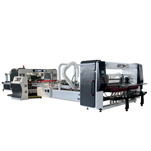 Packing carton box gluing machine semi automatic gluing machine price