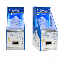 Mini machine de jeu Coin Pusher à vendre, machine de jeu d'arcade pour parc d'attractions et zone de jeux, avec sortie de pièces intégrée