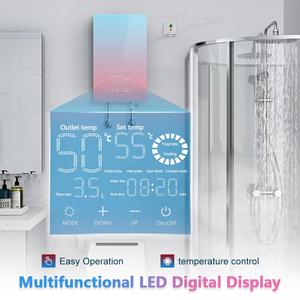 Calentador de Agua Eléctrico Instantáneo sin Tanque de 8500W con Control Táctil <span class=keywords><strong>para</strong></span> <span class=keywords><strong>Baño</strong></span> y Ducha, Precio al por Mayor - Product Image 4