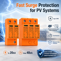 Parafoudre solaire photovoltaïque DC T2 2P 20KA 40KA 500V 600V 1000V